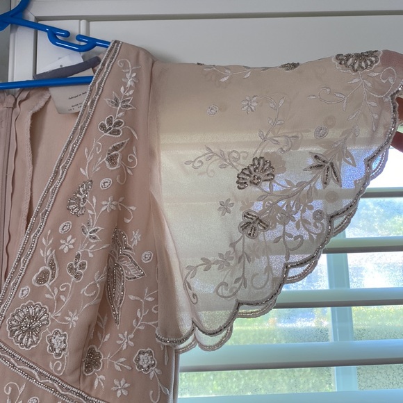 BHDLN Anthropologie Fresna Flutter Sleeve Dress - Picture 5 of 12